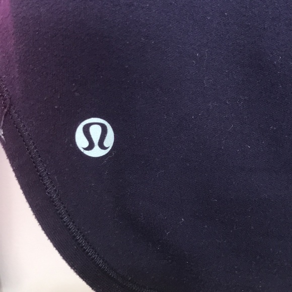 Lululemon Runder Under Long Sleeve shirt Black Swan / Raspberry Glo Light 8 - Picture 8 of 14